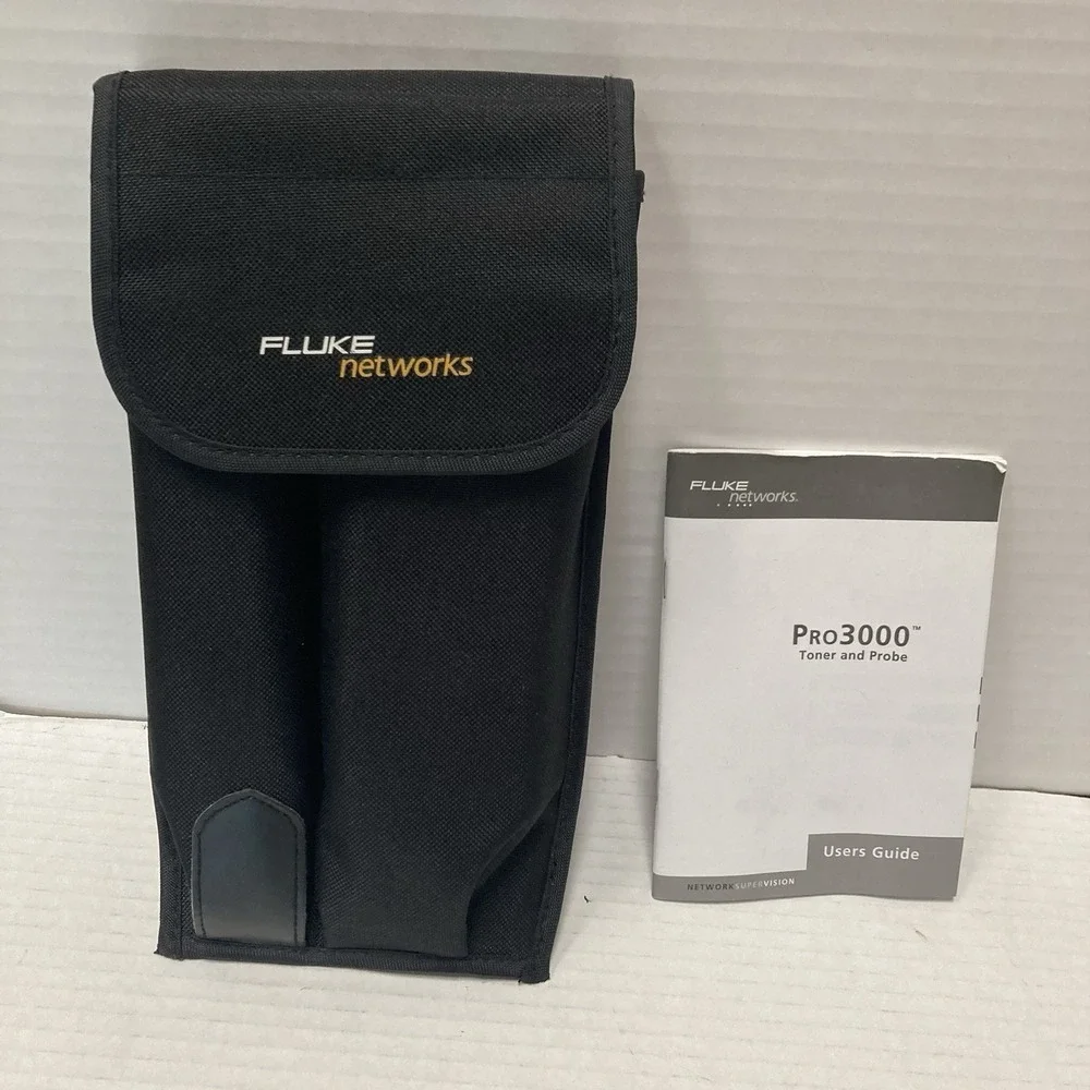 Fluke Pro3000 26100-900 Probe & Toner New Batteries Soft Case User Manual Tested